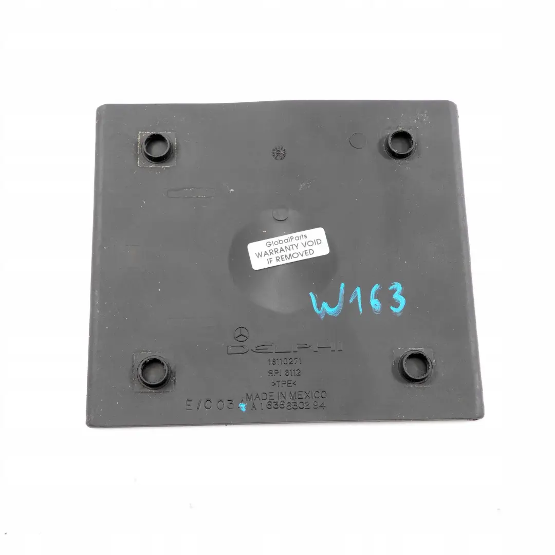 Mercedes-Benz M ML W163 Centre Console Rubber Mat Insert Storage to with Part number A1636830294 Mercedes-Benz M ML W163 Centre Console Rubber Mat Insert Storage - SKU A1636830294 - Part number A1636830294