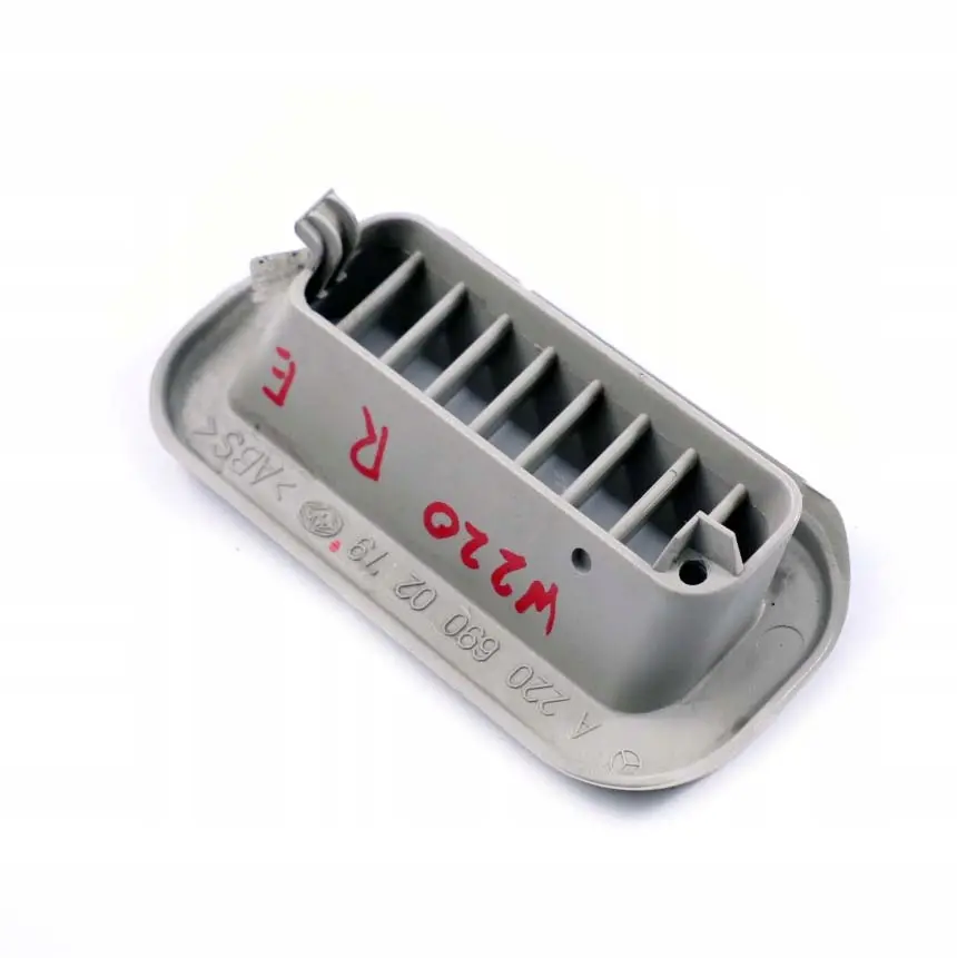  Mercedes-Benz S W220 Front Right Pillar Post Air Vent Duct O/S Grey - SKU A2206900279 - Part number A2206900279