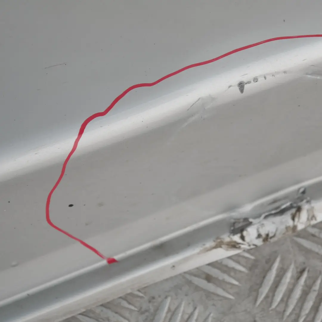 BMW 5er E60 E61 Türschweller Seitenverkleidung Rechts Titansilber Silber 354 - SKU 0150278-TS2 - Teilenummer 0150278-TS1