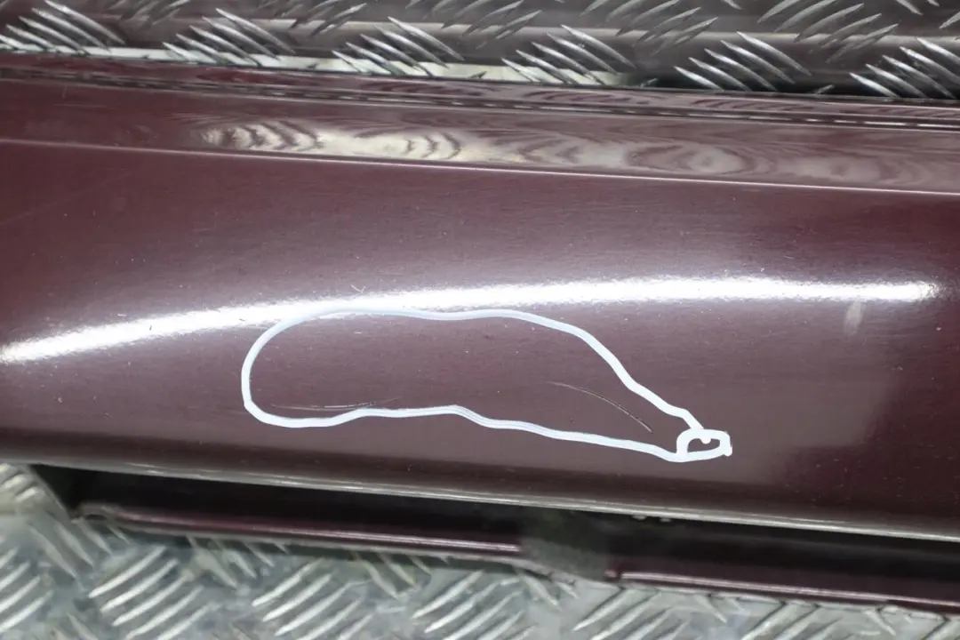 BMW 7 E65 Bas de Porte Couverture Seuil Droite Barbera Rouge A39 - SKU 0395482-BAR - Numéro de pièce 0395482