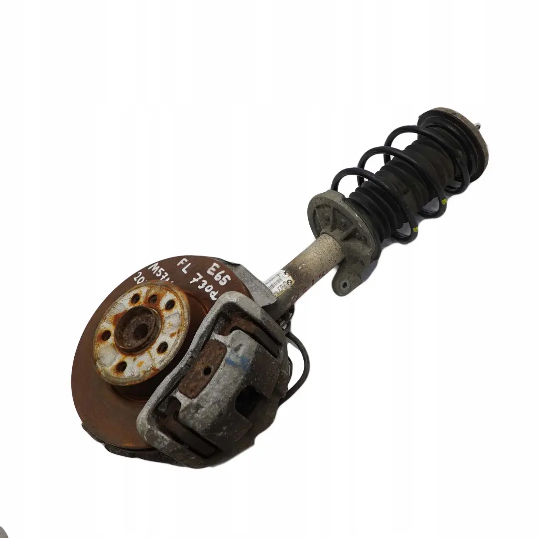 M57N Delantero Izquierdo Pierna Freno Disco Suspension Portador para BMW E65 730d con número de pieza 6786531 BMW E65 730d M57N Delantero Izquierdo Pierna Freno Disco Suspension Portador - SKU 6752597 - Número de pieza 6786531