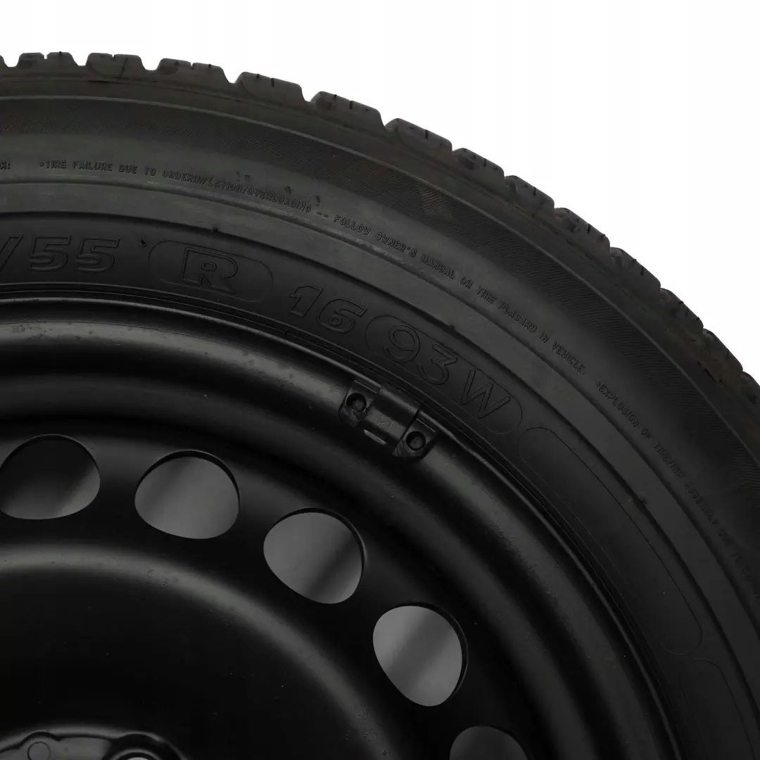 Mercedes-Benz E W210 Stahl Felge 16" Notrad Reserverad 215/55 für mit Teilenummer A2104000802 Mercedes-Benz E W210 Stahl Felge 16" Notrad Reserverad 215/55 - SKU A2104000802 - Teilenummer A2104000802
