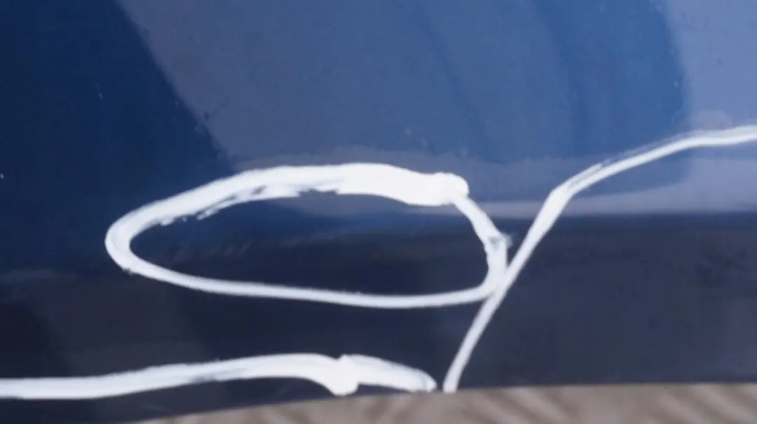 BMW E60 E61 Lato Pannello Laterale Anteriore Destro Parafango Blu Mistico - SKU 7111430-MYS - Numero di parte 7111430