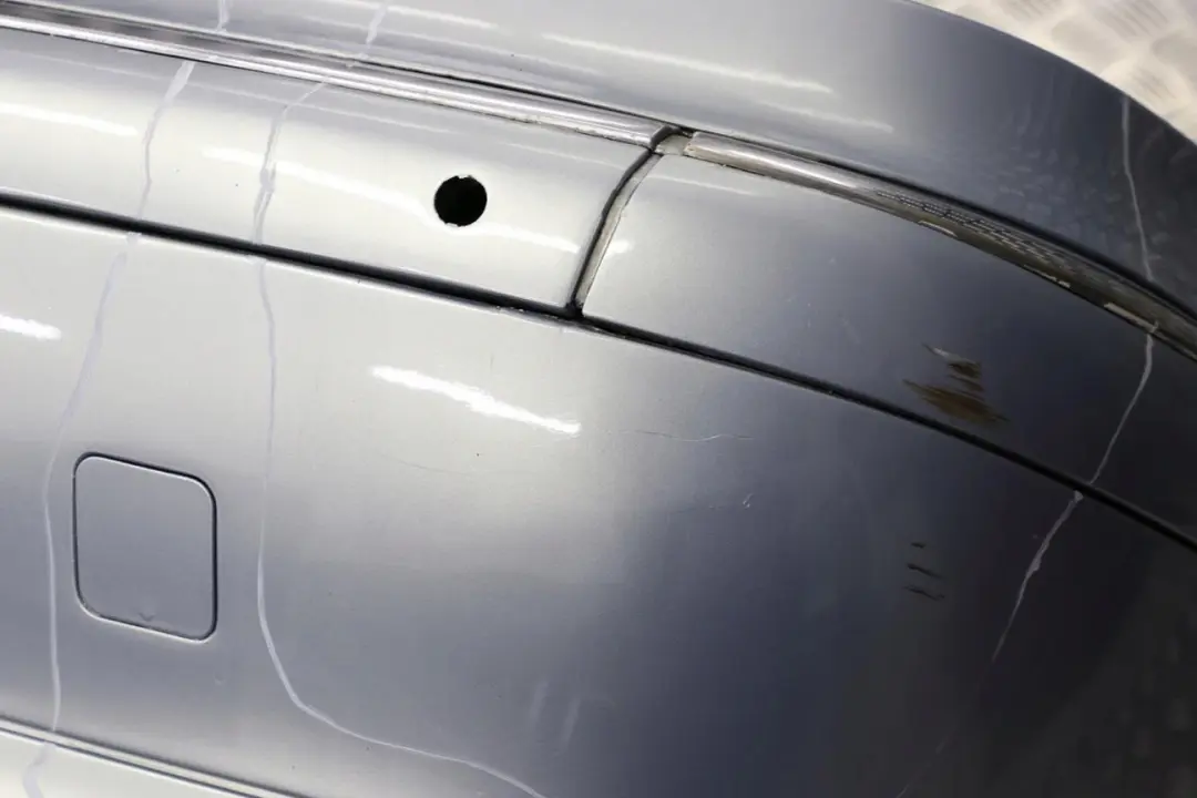 Class W220 Rear Bumper Trim Panel Blue Chalcedonblau - 347 to Mercedes S with Part number A2208800140 Mercedes S Class W220 Rear Bumper Trim Panel Blue Chalcedonblau - 347 - SKU A2208800140-QB - Part number A2208800140