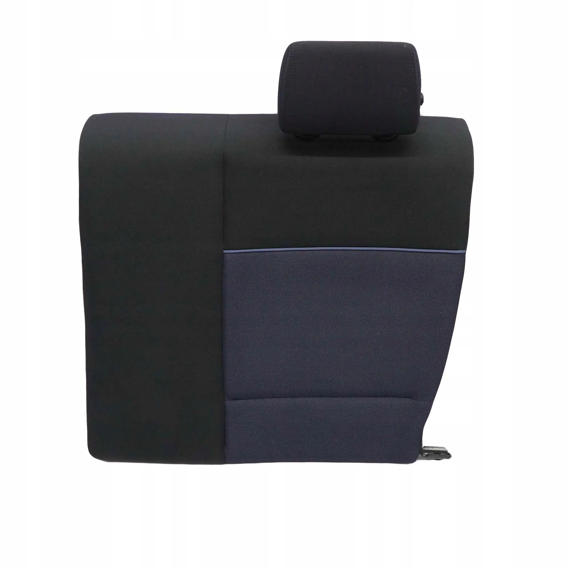 BMW 1 E82 Coupe Rear Seat Leather Backrest Left N/S Cloth Network Monaco Blue