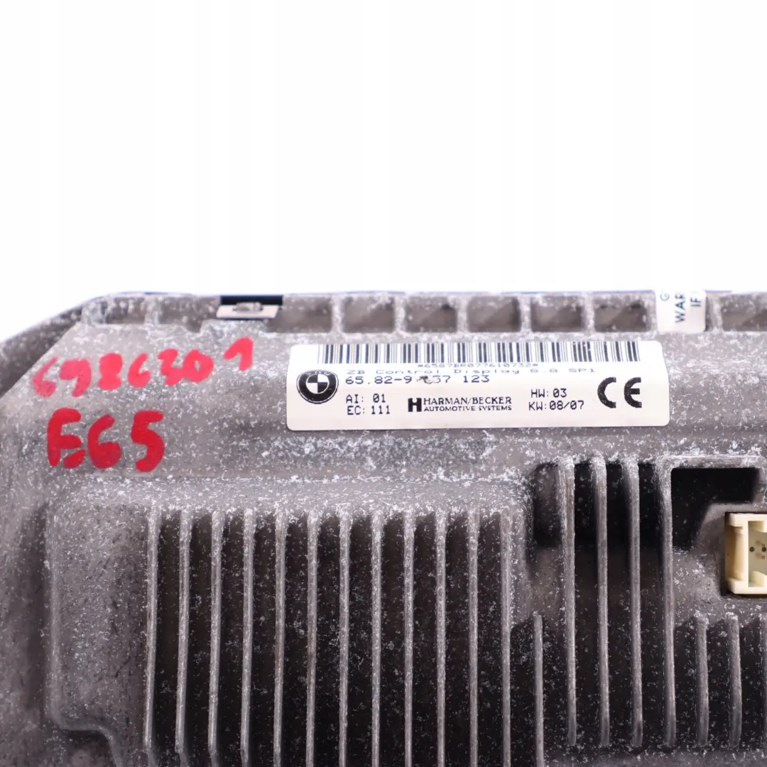 Ecran D'affichage Du Tableau De Bord 8,8" 9137123 pour BMW E65 E66 à propos du numéro de pièce 6960096 BMW E65 E66 Ecran D'affichage Du Tableau De Bord 8,8" 9137123 - SKU 6986301 - Numéro de pièce 6960096