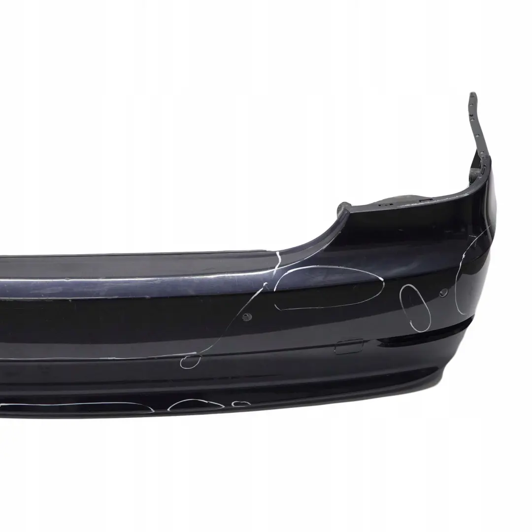BMW 5 Series E60 LCI 1 Saloon Rear Bumper PDC Monacoblau Monaco Blue - A35 - SKU 0422349-MB1 - Part number 0422349