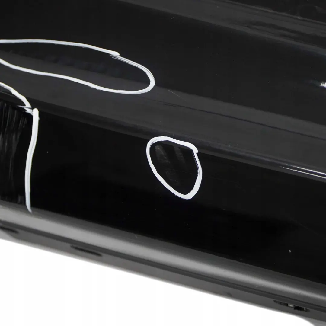 BMW E81 E82 E88 Sill Strip Side Skirt Right Schwarz Black - 668 - SKU 0036142-SCH7 - Numero di parte 0036142