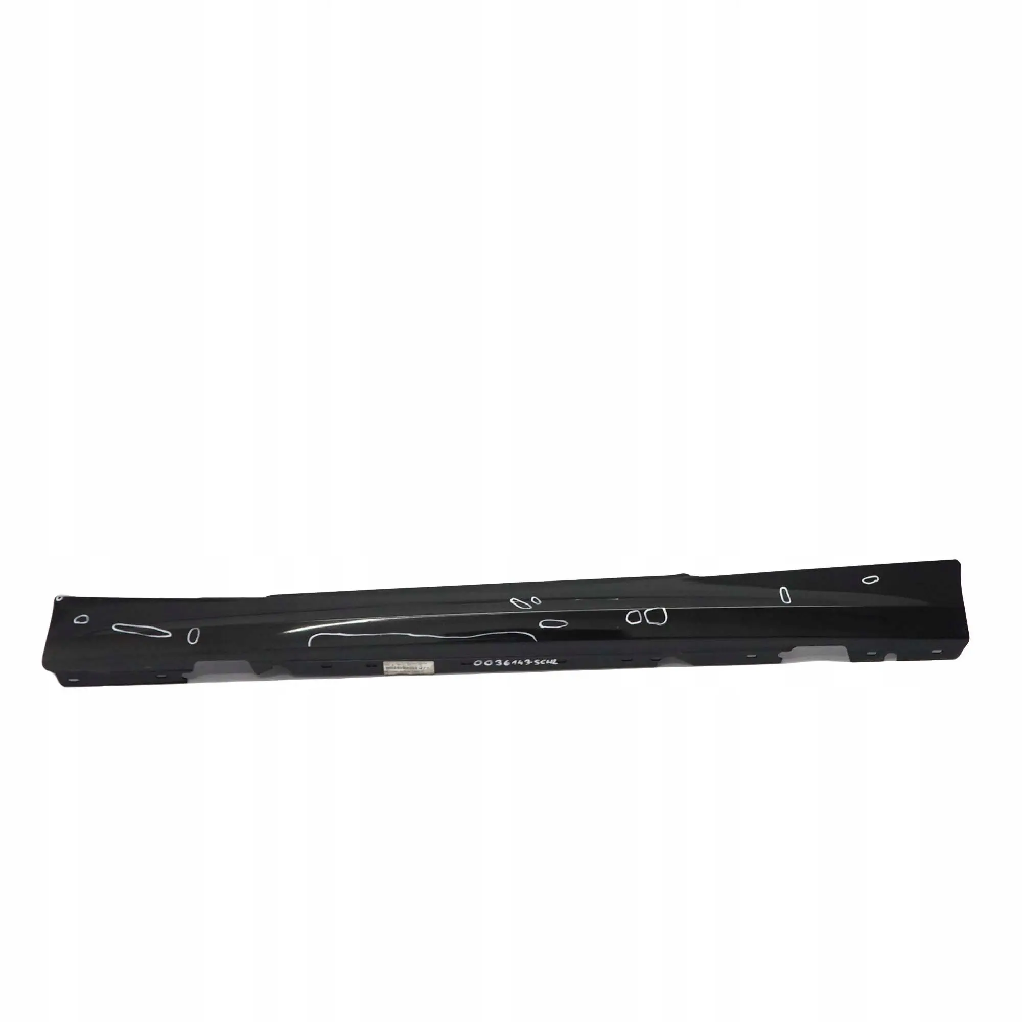 BMW E81 E82 E88 Bas de Porte Couverture Seuil A Gauche Sapphire Noire
