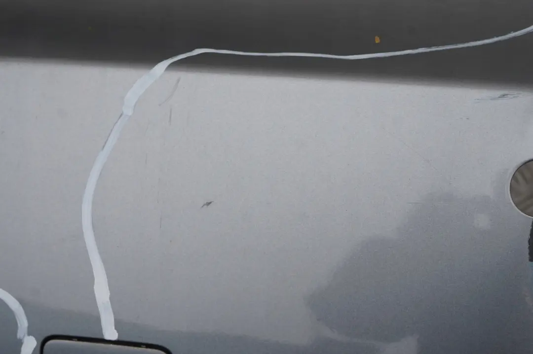 BMW 5 Series E60 1 Saloon Rear Bumper PDC Silbergrau Grey Metallic A08 - SKU 0149318-SBG1 - Part number 0149318