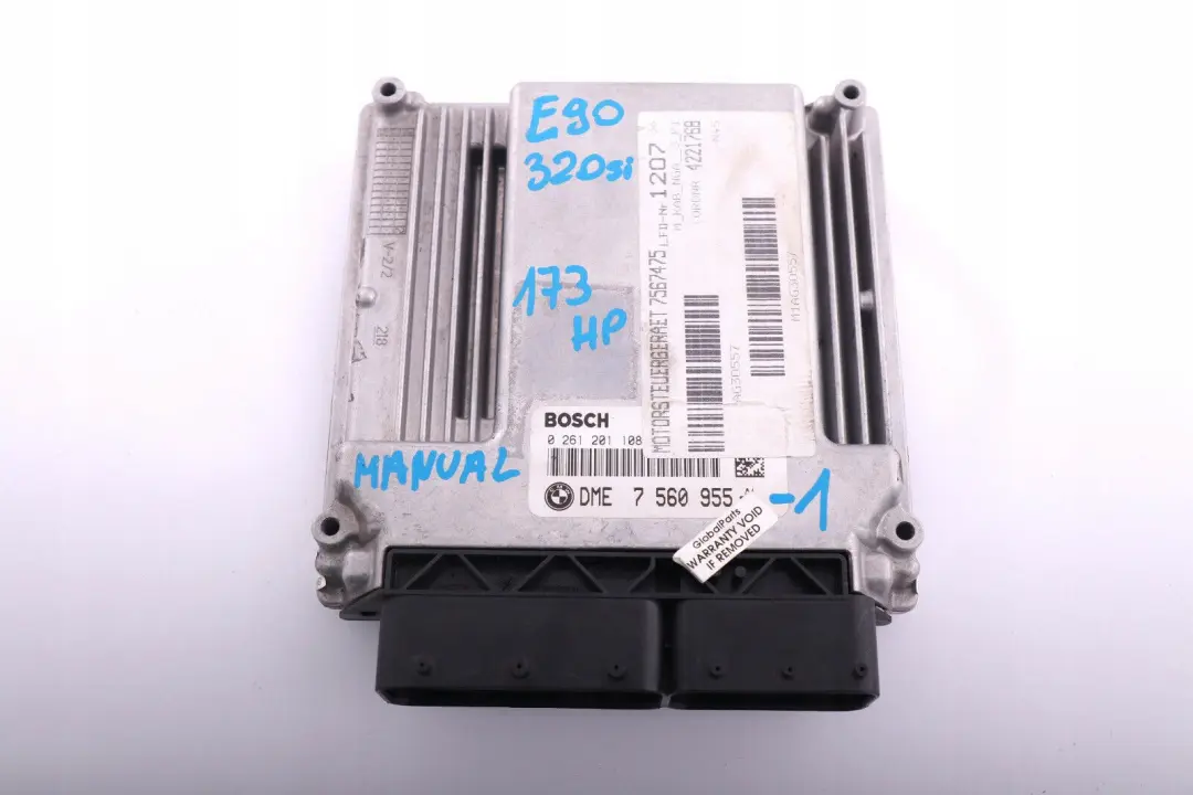 BMW 3 E90 320si 173PS Dme Essence N45 Appareil de Commande Dme CAS2 - SKU 7560955-1 - Numéro de pièce 7560955
