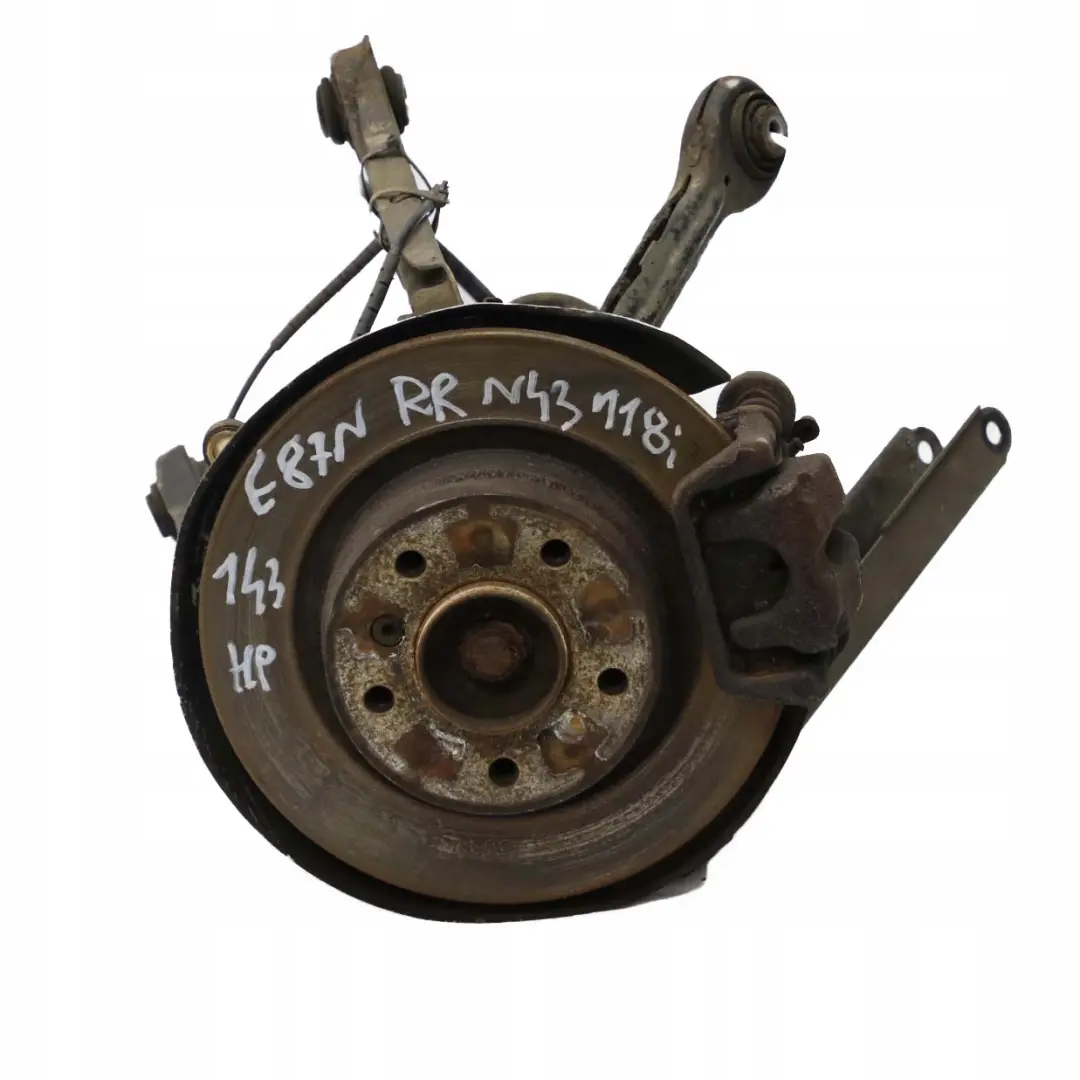 N45N Trasera Derecha Muelle Strut Pierna Pinza freno Suspensión Hub para BMW E87 116i con número de pieza 6774810 BMW E87 116i N45N Trasera Derecha Muelle Strut Pierna Pinza freno Suspensión Hub - SKU 6774810-25 - Número de pieza 6774810