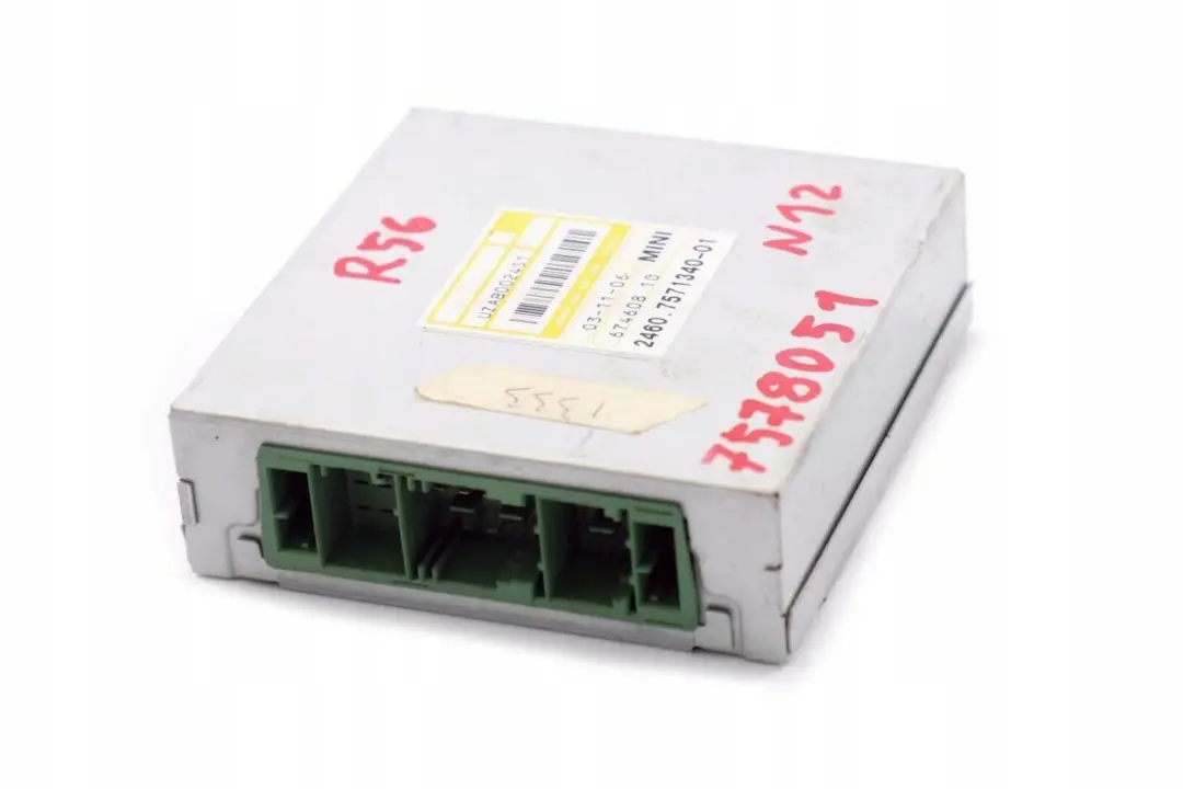 Caja De cambios automatica Unidad De control basica EGS 7574294 7571340 para Mini R56 con número de pieza 7578051 Mini R56 Caja De cambios automatica Unidad De control basica EGS 7574294 7571340 - SKU 7578051 - Número de pieza 7578051