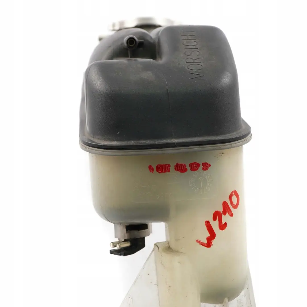 Coolant Expansion Tank Reservoir Bottle to Mercedes W210 with Part number A2105000849 Mercedes W210 Coolant Expansion Tank Reservoir Bottle - SKU A2105000849 - Part number A2105000849