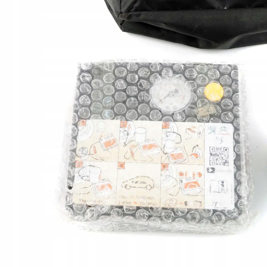 Original Citroen DS Peugeot Reifendichtung Reifenpannen Kompressor Set für mit Teilenummer 9616284980 Original Citroen DS Peugeot Reifendichtung Reifenpannen Kompressor Set - SKU 9616284980 - Teilenummer 9616284980