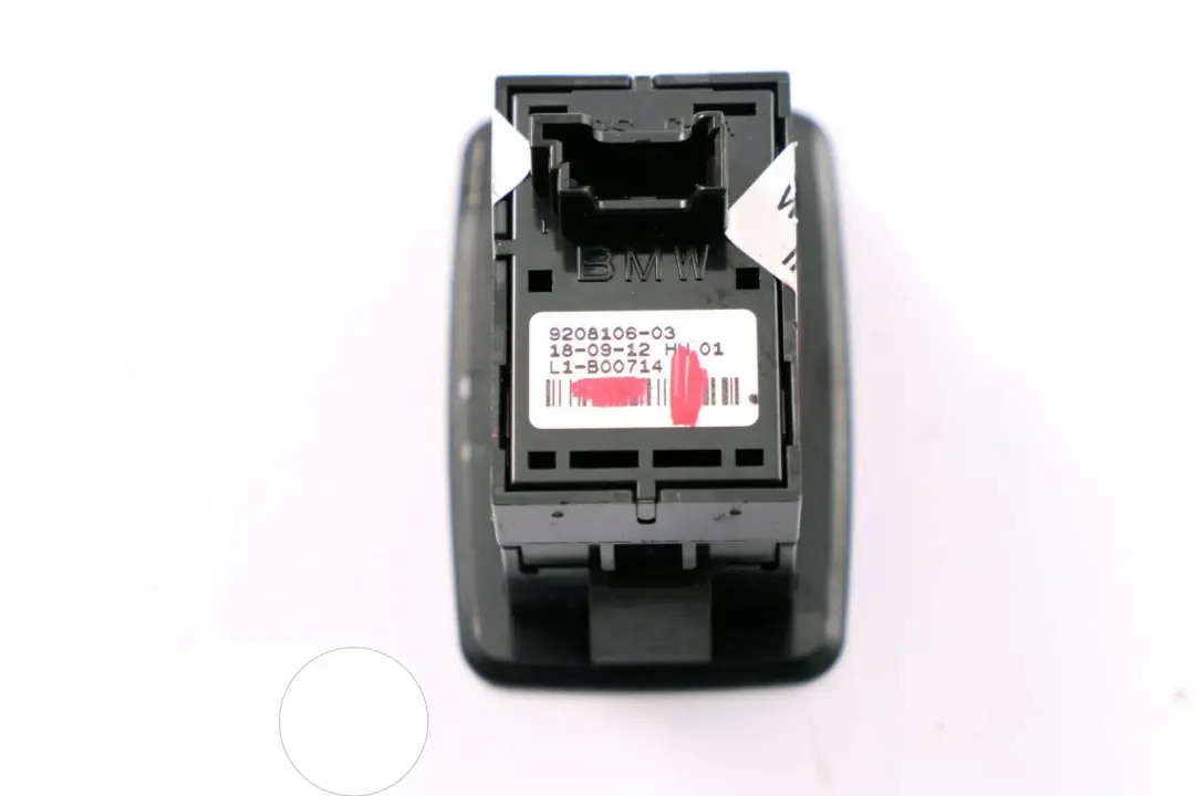 BMW F20 F30 F31 F80 F83 LCI Interruptor Elevalunas SCHWARZ - SKU 9208106 - Número de pieza 9208106