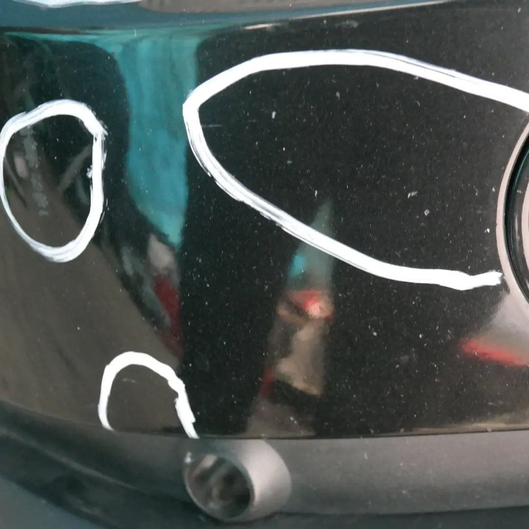 BMW X5 er E53 Verkleidung Stossfänger Vorn PDC Schwarz 2 Black 668 - SKU 0010150-SCH - Teilenummer 10150