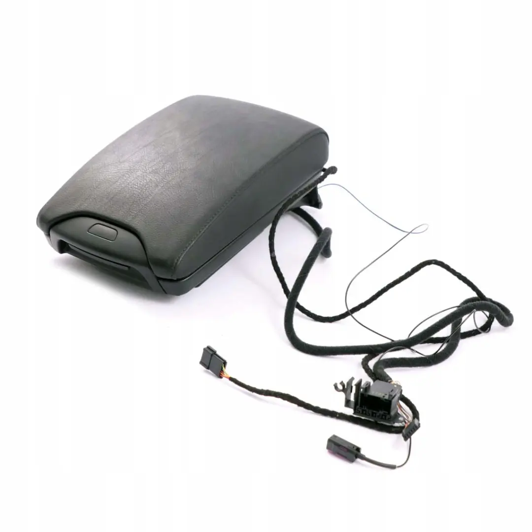BMW X5 Series E53 Centre Arm Rest Armrest Telephone Leather Black - SKU 8263757 - Part number 8263757