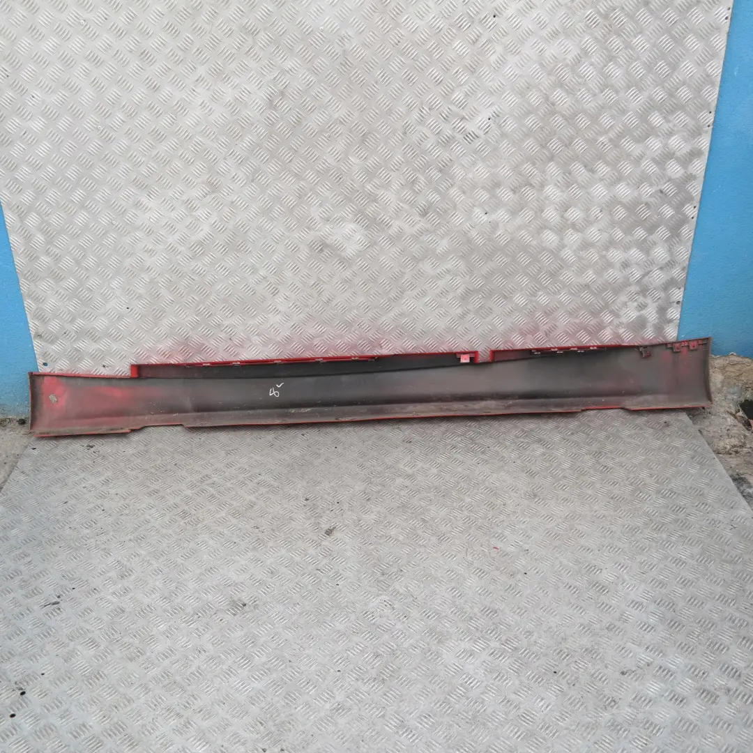 BMW E87 Listello Portiera Apertura Gonna Destra Rosso Giappone Rot - SKU 0032948-JR - Numero di parte 51770032948