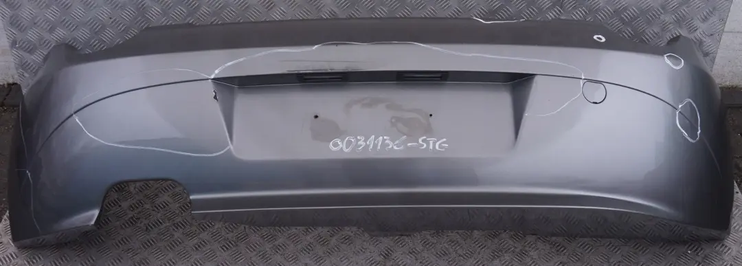 BMW Z4 Series E85 Convertible Roadster Rear Bumper Trim Panel Sterlinggrau Grey - SKU 0031136-STG - Part number 0031136