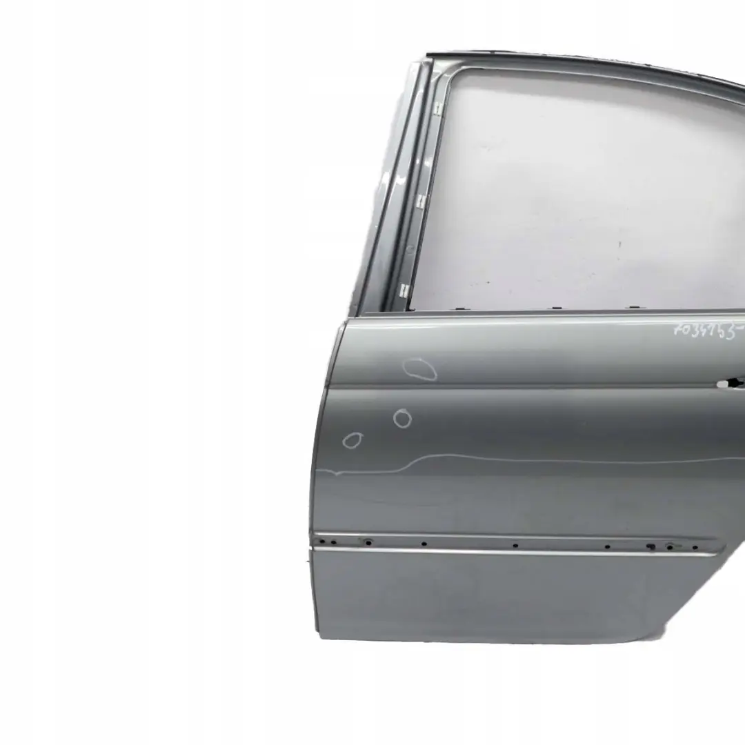 BMW 3 Series E46 Saloon Door Rear Left N/S Silbergrau Grey Metallic - A08 - SKU 7034153-SBG - Part number 7034153