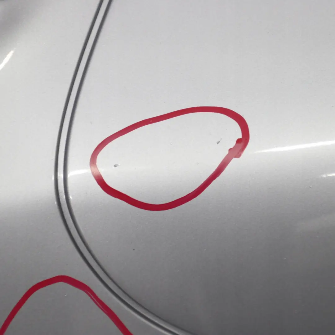 Mercedes W168 Panel Embellecedor Parachoques Delantero Plateado Metalizado 706 - SKU A1688850025-MOON - Número de pieza A1688850025