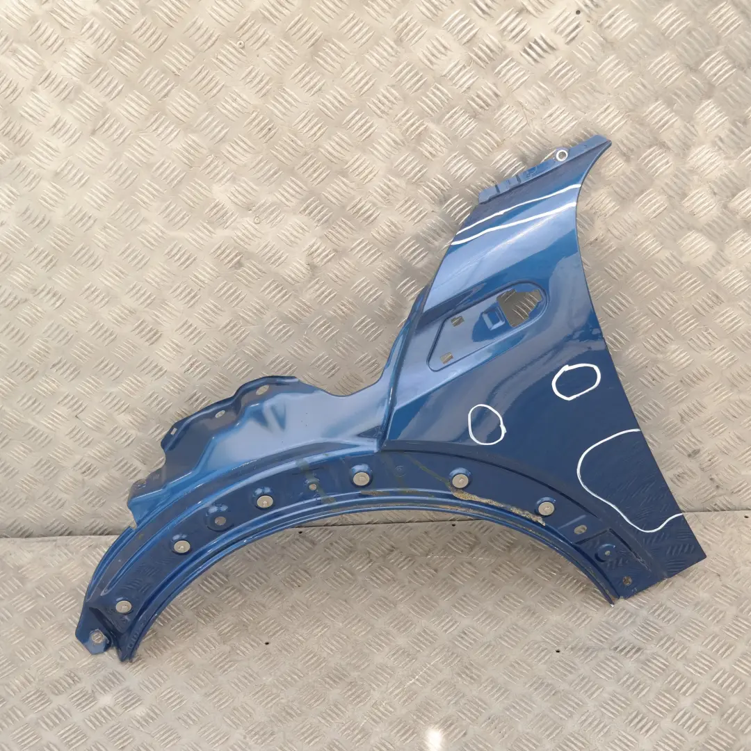 Side Panel Front Left Wing N/S Lightning Blue to BMW MINI Cooper 2 R55 R56 R57 R58 with Part number 2754725 BMW MINI Cooper 2 R55 R56 R57 R58 Side Panel Front Left Wing N/S Lightning Blue - SKU 2754725-LB2 - Part number 2754725