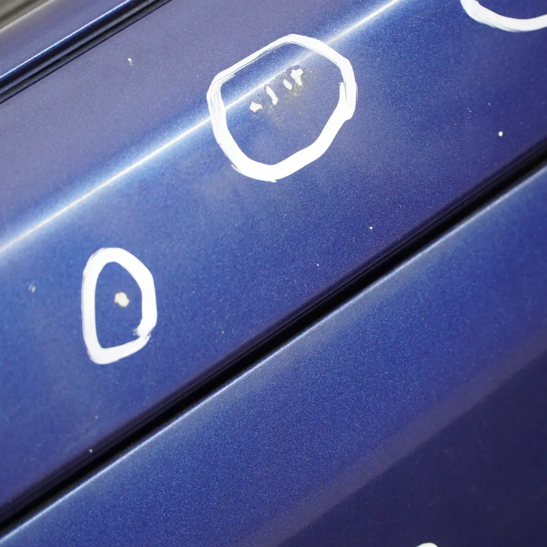 Mercedes-Benz C W203 Rear Bumper Trim Panel Jaspisblau Blue Metallic - 345 to with Part number A2038851625 Mercedes-Benz C W203 Rear Bumper Trim Panel Jaspisblau Blue Metallic - 345 - SKU A2038850825-JAS - Part number A2038851625