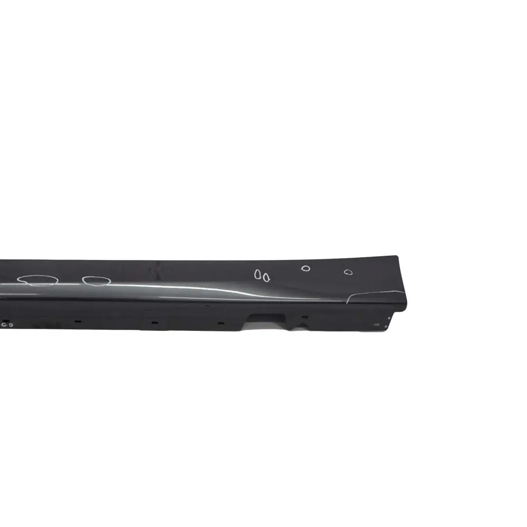 BMW 3 E90 E91 Schwellerleiste Blende Schweller Links Sparkling Graphit - A22 - SKU 0032951-SG9 - Teilenummer 0032951