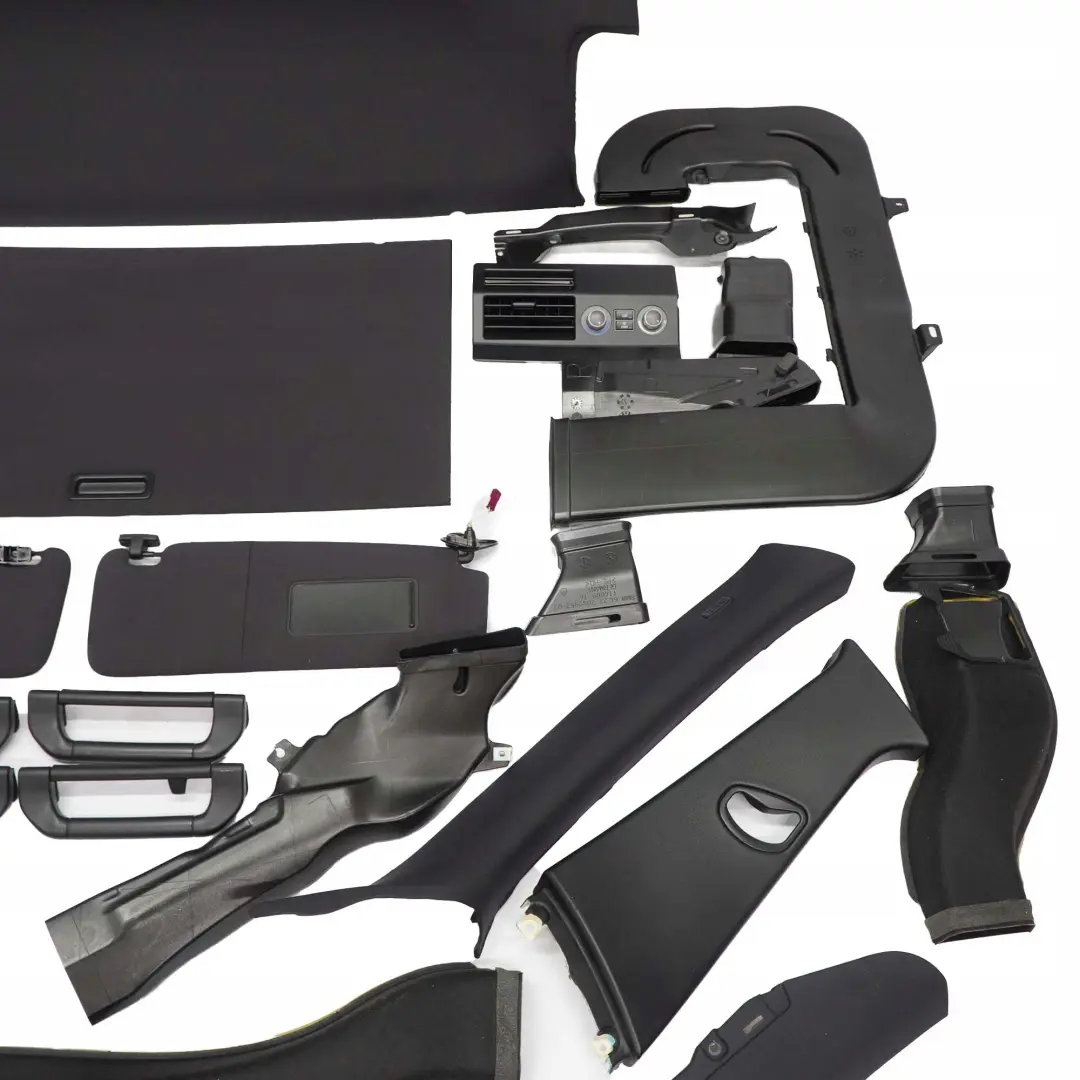 BMW E66 Long Complete Headlining Roof Slide Rear Air Conditioning Sunroof Black - SKU 7058135 - Part number 7058135