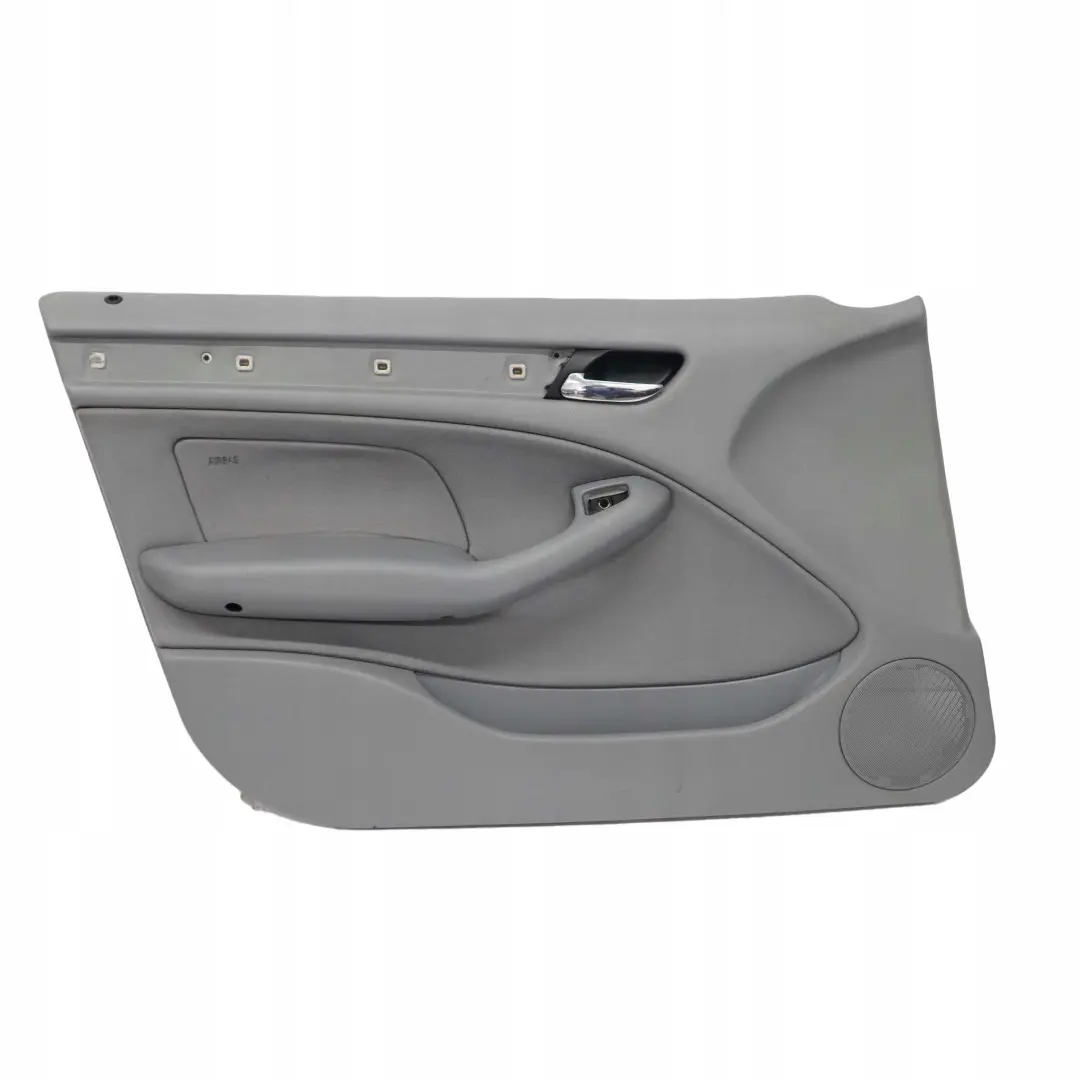 BMW 3 E46 Saloon Touring Front Left N/S Trim Panel Door Card Cloth Fabric Grey - SKU 7043053 - Part number 7043053