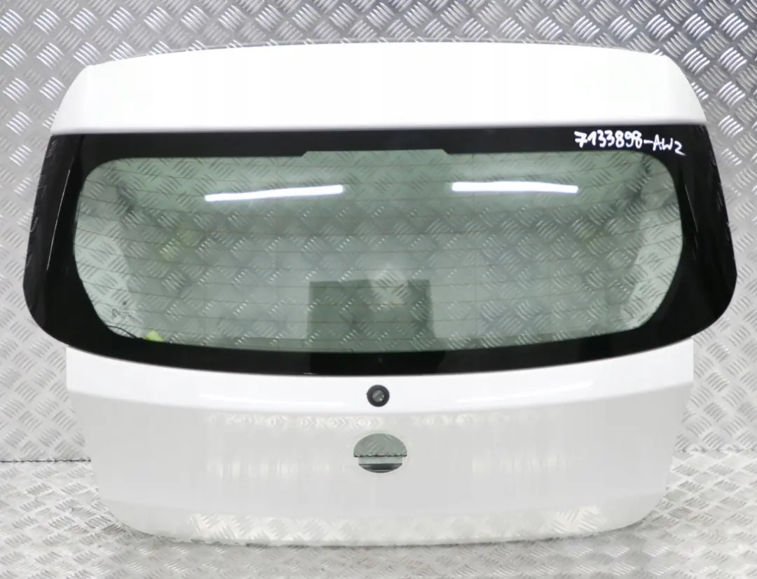 BMW 1 SERIES E81 E87 E87N Trunk Lid Tailgate Boot Lid Alpinweiss 3 White - 300 - SKU 7133898-AW2 - Part number 7133898