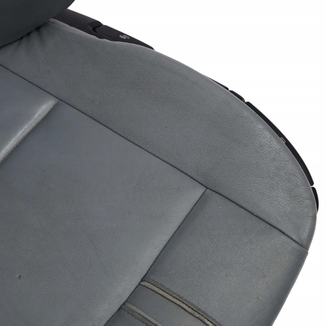 BMW X3 Series E83 Leather Ambiente Grey Blue Grau Leather Front Left N/S Seat - SKU 3412215-3 - Part number 3412215