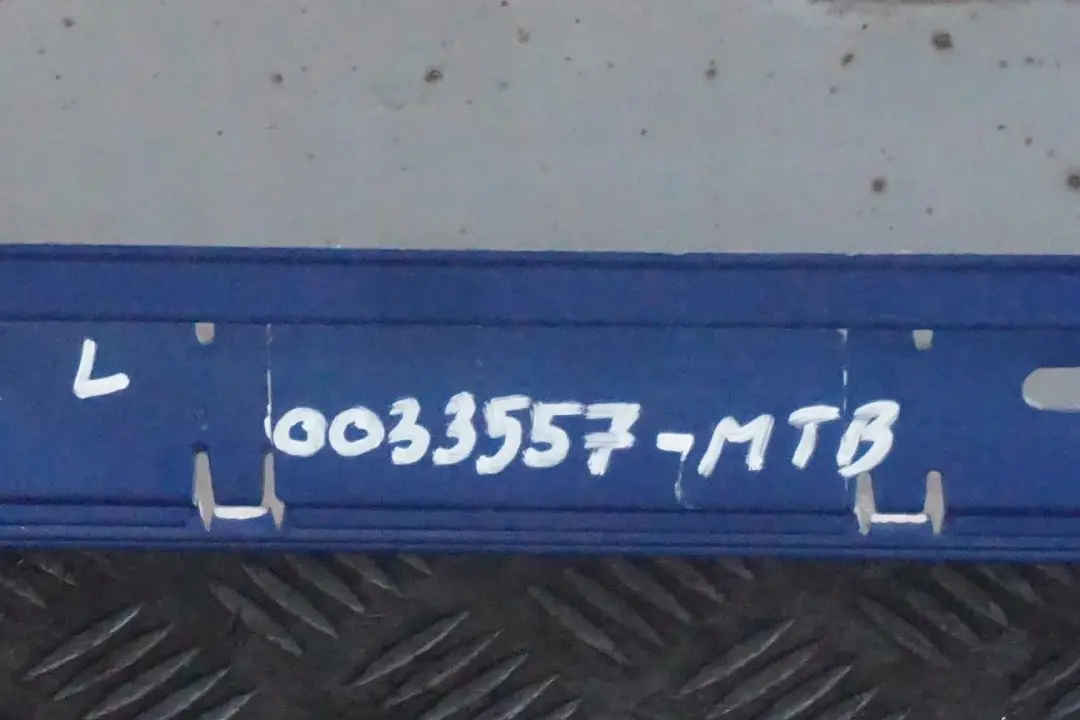 BMW 1 Series E87 M Sport Sill Strip Side Skirt Left N/S Montegoblau Blue - A51 - SKU 0033557-MTB - Part number 0033557