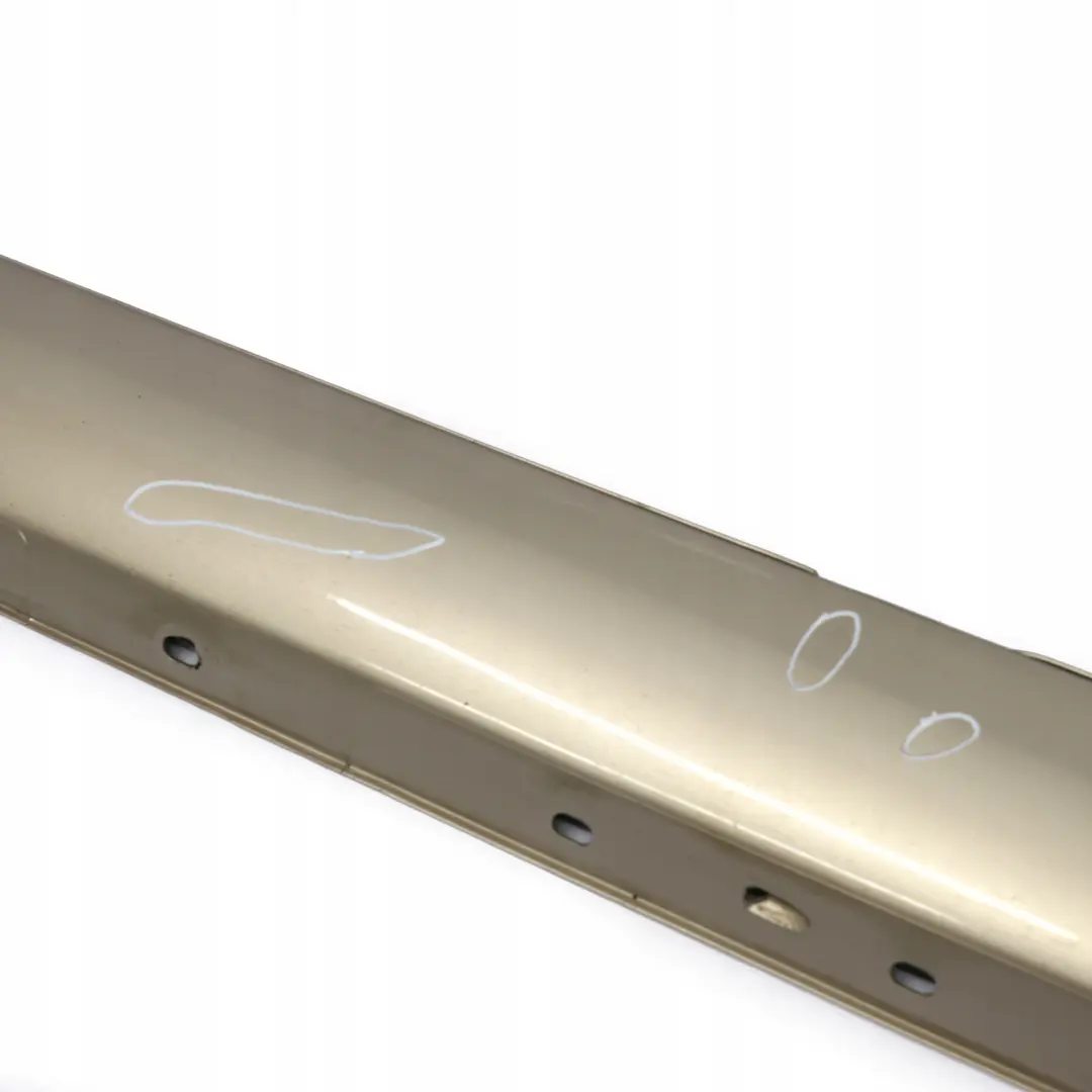  Mercedes-Benz C W203 Door Sill Side Cover Skirt Left N/S Brilliant Silver - 744 - SKU A2036980154-BS - Part number A2036980154