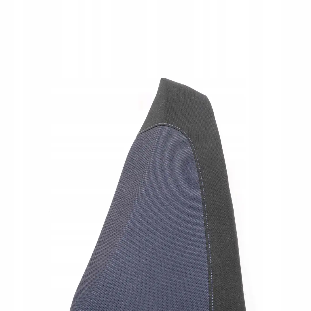 Acabado Lateral Tela Asiento Trasero Izquierdo Red Azul Monaco para BMW E81 E82 con número de pieza 9158961 BMW E81 E82 Acabado Lateral Tela Asiento Trasero Izquierdo Red Azul Monaco - SKU 9158961 - Número de pieza 9158961