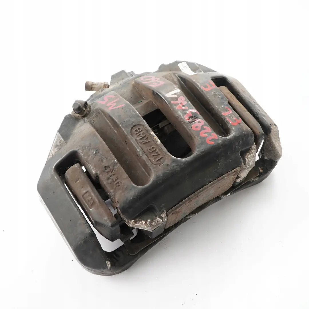 Front Left N/S Brake Caliper Housing Carrier to BMW 5 6 Series E60 E61 M5 E63 M6 with Part number 2283161 BMW 5 6 Series E60 E61 M5 E63 M6 Front Left N/S Brake Caliper Housing Carrier - SKU 2283161 - Part number 2283161