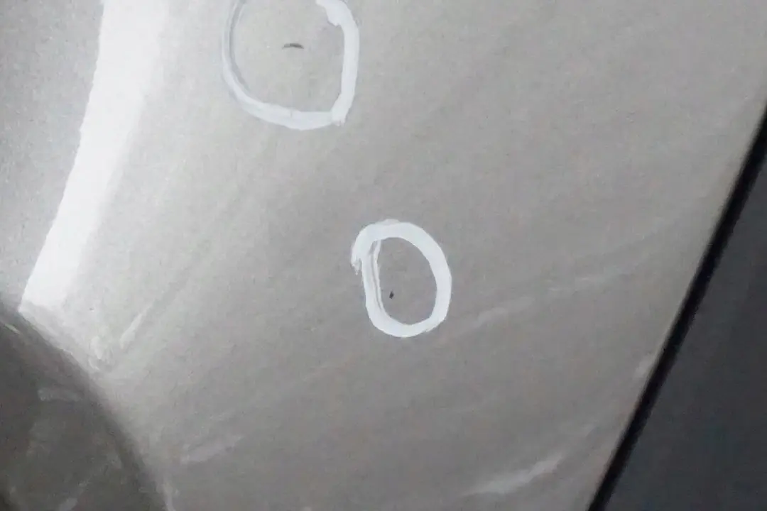 Mini F56 F57 Cooper S Complete Rear Bumper Panel Melting Silver - C2K - SKU 7380020-MELT - Part number 7380020
