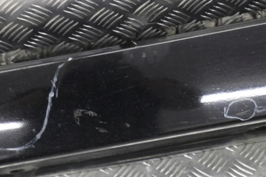 BMW E60 E61 Puerta Sill Side Cover Falda Izquierda Schwarz 2 Negro 668 - SKU 0150277-SCH - Número de pieza 150277