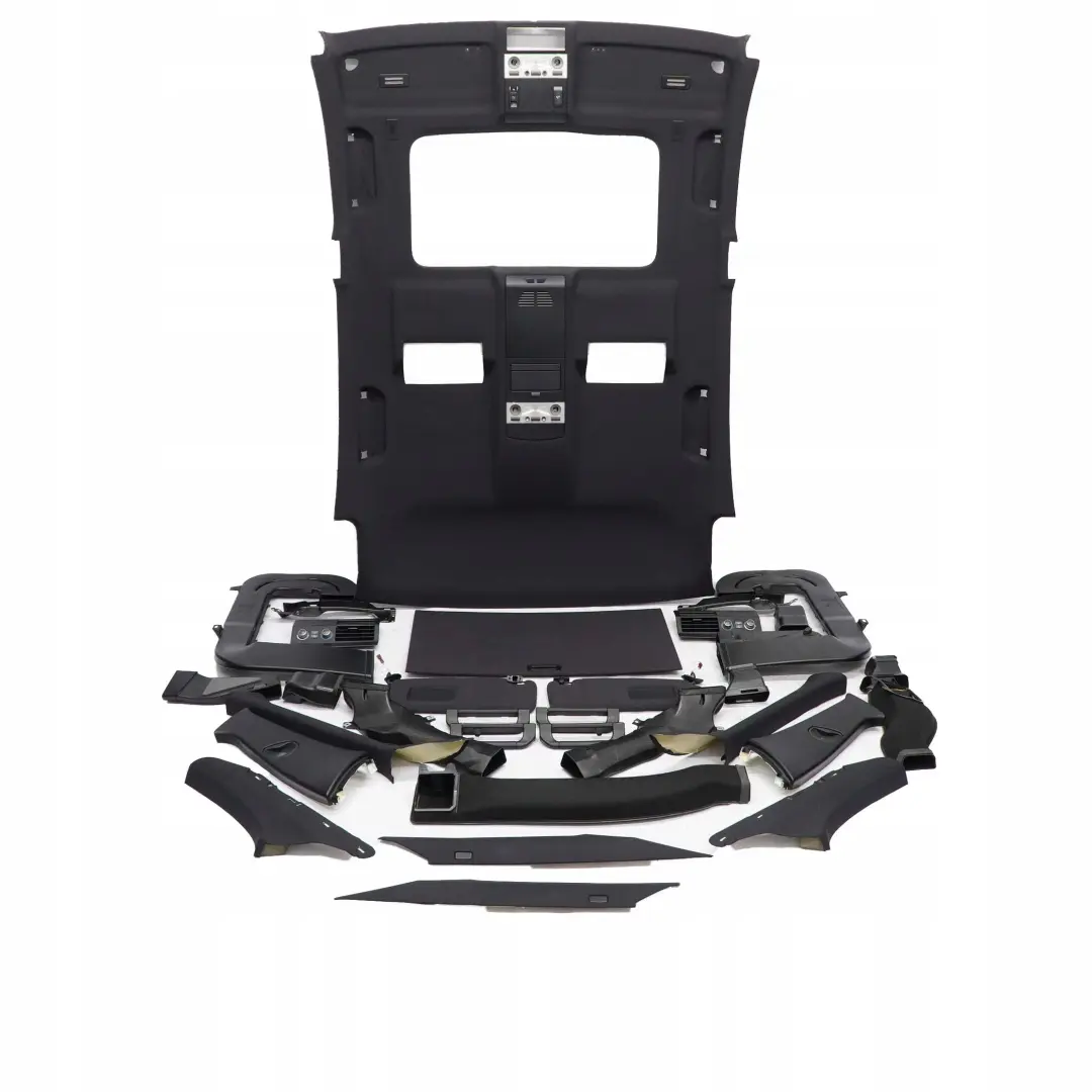 BMW E66 Long Complete Headlining Roof Slide Rear Air Conditioning Sunroof Black - SKU 7058135 - Part number 7058135