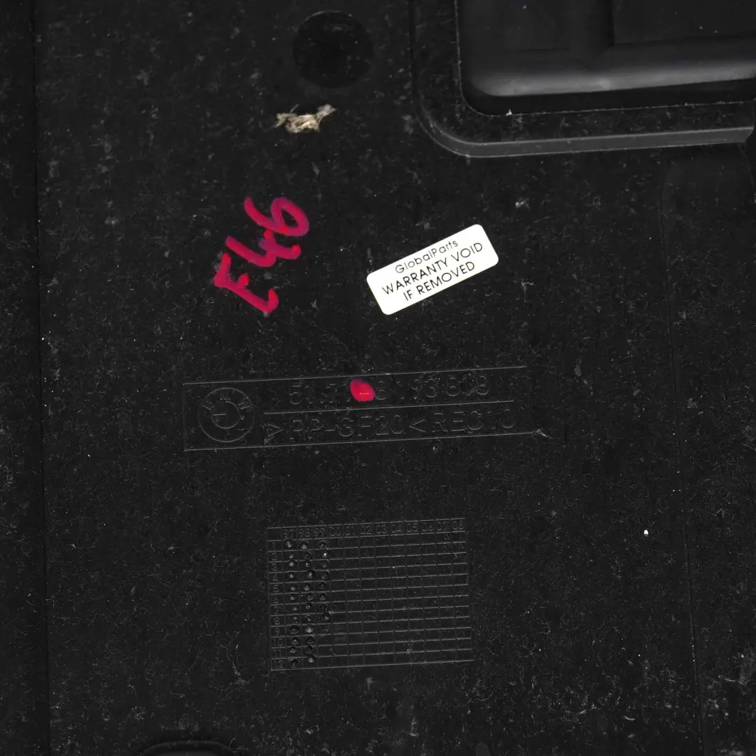 Underbonnet Shield Protection Screen Pan Petrol to BMW 3 Series E46 Engine with Part number 8193818 BMW 3 Series E46 Engine Underbonnet Shield Protection Screen Pan Petrol - SKU 8193818 - Part number 8193818