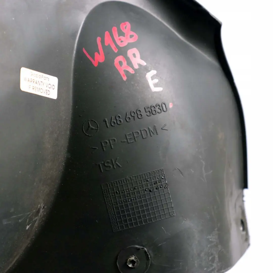  Mercedes-Benz A-Class W168 Rear Right O/S Wheel Arch Trim Cover Panel - SKU A1686985830 - Part number A1686985830