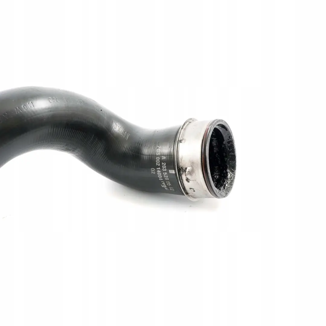 Rura wąż przewód intercoolera lewa do Mercedes C W203 o numerze A2035280582 Mercedes C W203 Rura wąż przewód intercoolera lewa - SKU A2035280582 - Numer Części A2035280582
