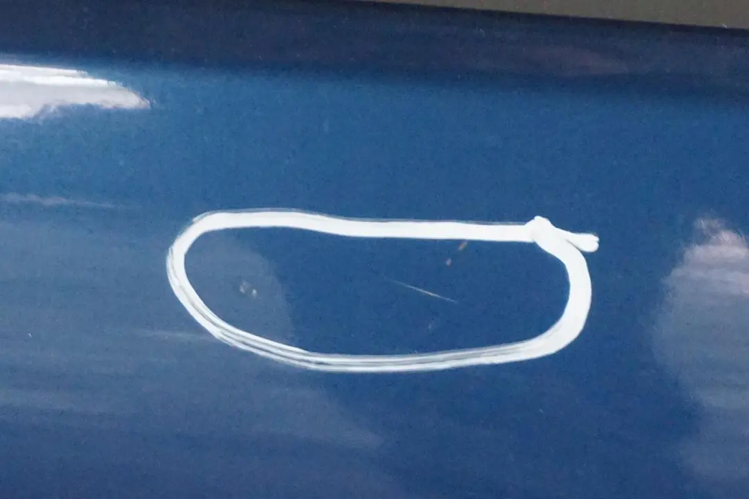 BMW 3 Series E46 Door Rear Left N/S Topasblau Topaz Blue Metallic - 364 - SKU 7034153-TPB - Part number 7034153