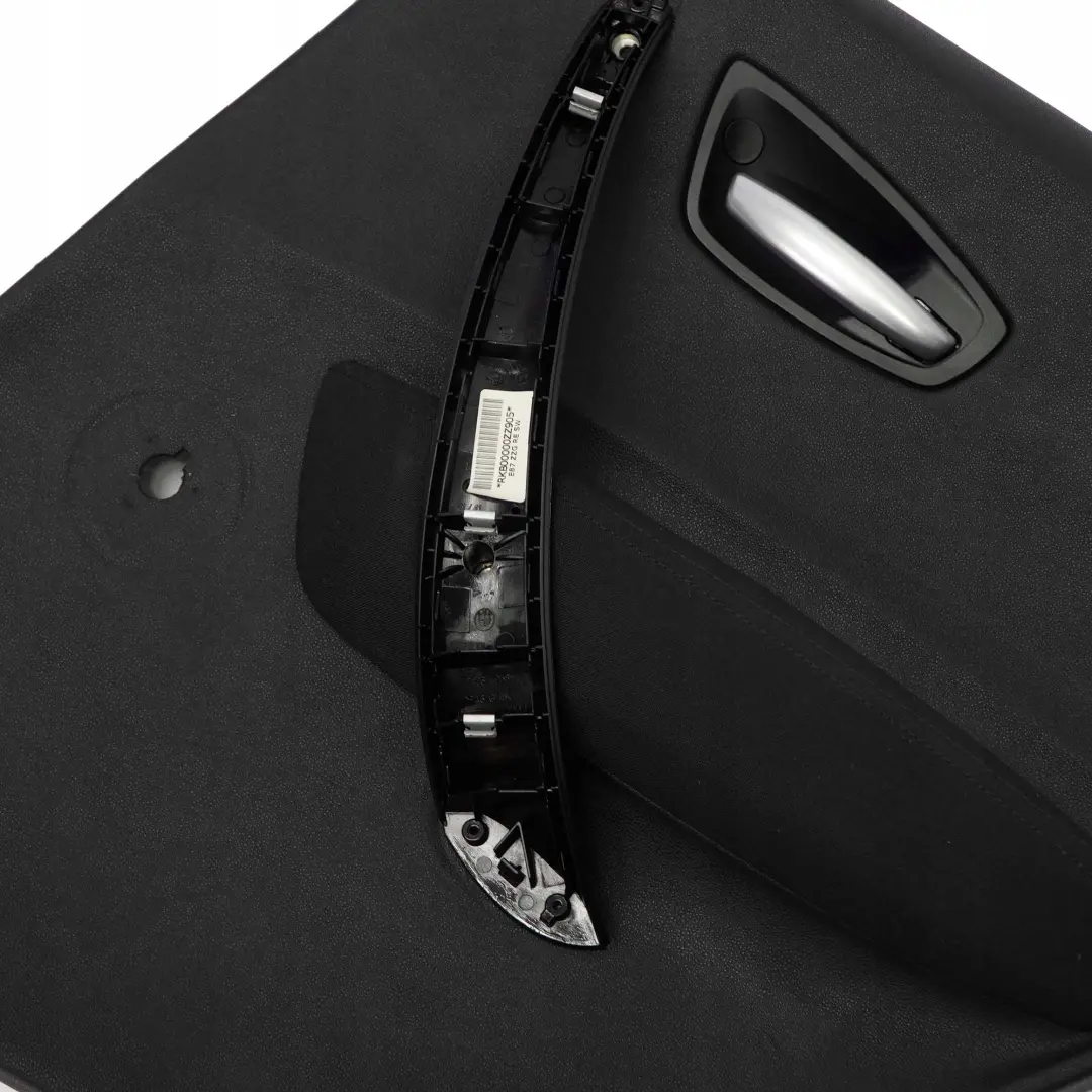 Right O/S Cloth Interior Door Card Panel Trim Black to BMW 1 Series E87 Rear with Part number 7133352 BMW 1 Series E87 Rear Right O/S Cloth Interior Door Card Panel Trim Black - SKU 7133352 - Part number 7133352