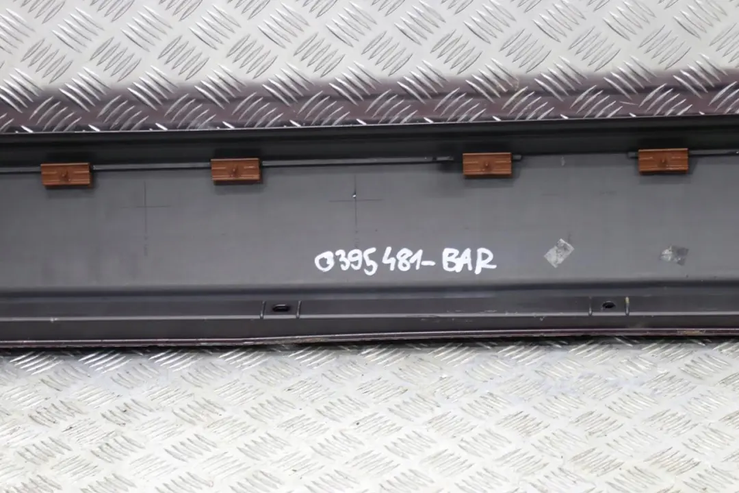 Door Sill Cover Skirt Left N/S Barberarot Barbera Red - A39 to BMW 7 Series E65 with Part number 0395481 BMW 7 Series E65 Door Sill Cover Skirt Left N/S Barberarot Barbera Red - A39 - SKU 0395481-BAR - Part number 0395481