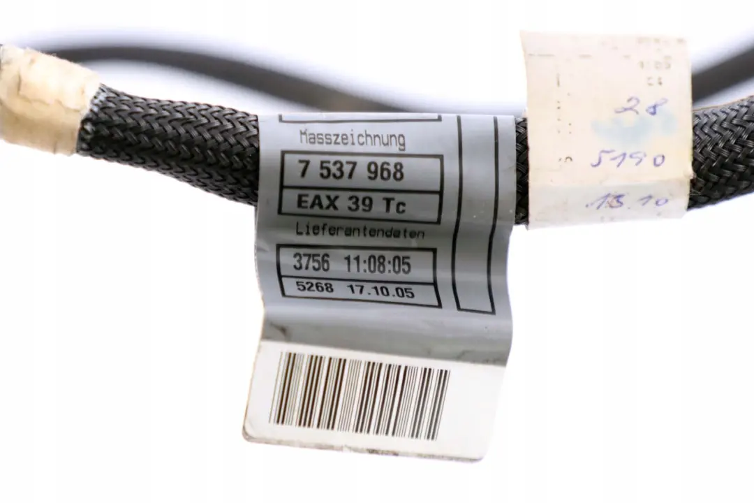 BMW 5 er E61 E60 xDrive Kabelsatz Kabelbaum Verteilergetriebe DXC 7537967 - SKU lhd-7537967 - Teilenummer 12518507810