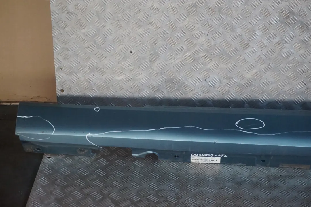 BMW E92 E93 Listello Portiera Apertura Gonna SX Blu Atlantico Blu A13 - SKU 0034059-ATL - Numero di parte 0034059