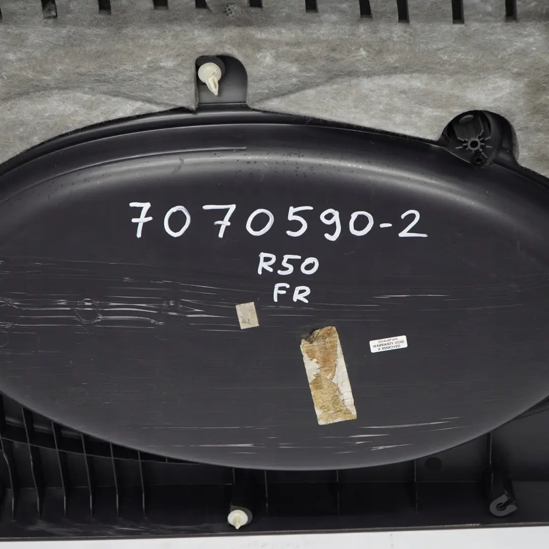 Türverkleidung Dekor Anthrazit Vorne Rechts Panther Black Kaleido für BMW Mini R50 mit Teilenummer 7070590 BMW Mini R50 Türverkleidung Dekor Anthrazit Vorne Rechts Panther Black Kaleido - SKU 7070590-2 - Teilenummer 7070590