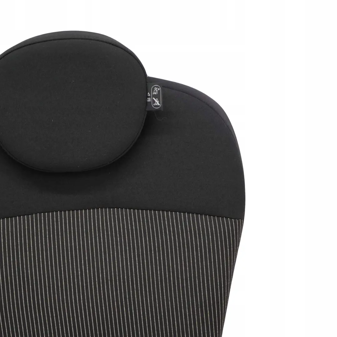 Left N/S Cloth Leather Seat Cushion Backrest Black to Mini Clubman R55 Rear with Part number 7233805 Mini Clubman R55 Rear Left N/S Cloth Leather Seat Cushion Backrest Black - SKU 7233805-1 - Part number 7233805